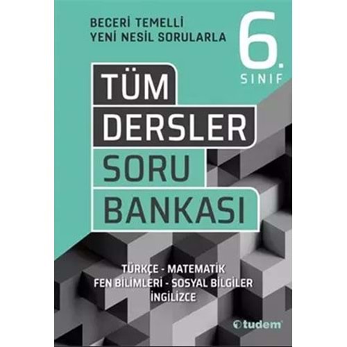 Tudem 6. Sınıf Tüm Dersler Soru Bankası