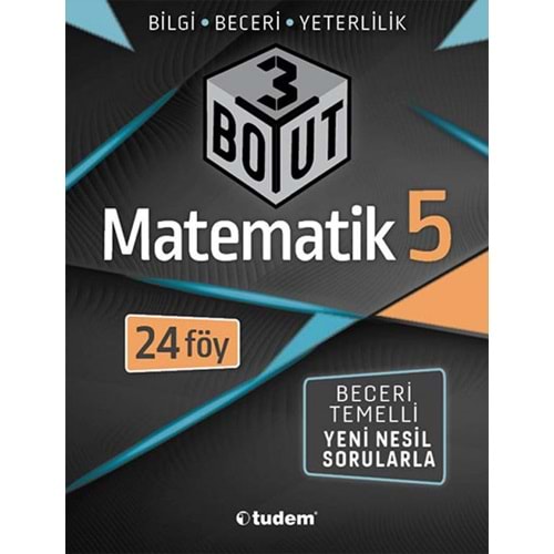 TUDEM 5. SINIF 3 BOYUT MATEMATİK