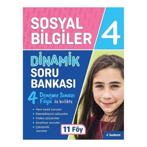 Tudem 4. Sınıf Dinamik Soru Bankası Sosyal Bilimler