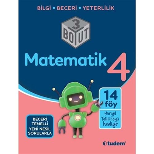 Tudem 3 Boyut 4. Sınıf Matematik Soru Bankası