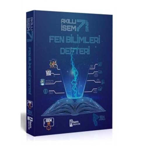 7. Sınıf Akıllı İsem Fen Bilimleri Defteri