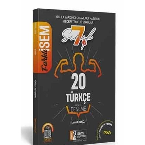 İsem 7. Sınıf Türkçe Deneme 20 li