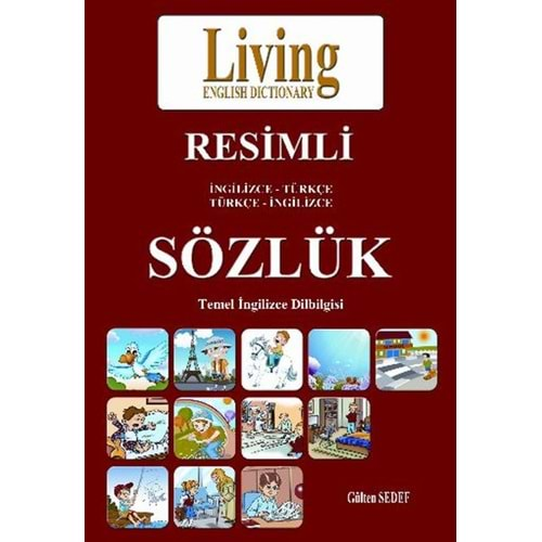 Living İngilizce Türkçe, Türkçe İngilizce Resimli Sözlük (Cep Boy)