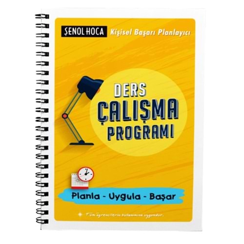 Şenol Hoca Ders Çalışma Programı