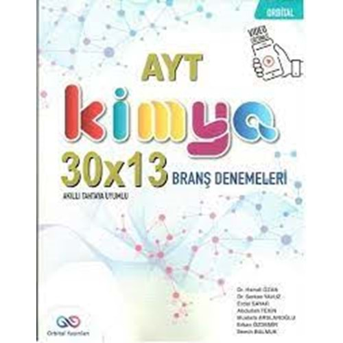 AYT Kimya 30 x 13 Branş Denemeleri Orbital Yayınları