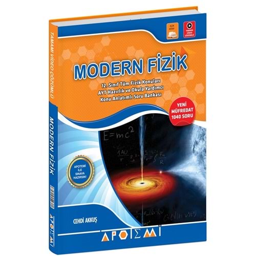 Apotemi 12 Sınıf Modern Fizik Konu Anlatımlı soru BANKASI