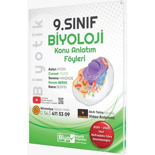 Biyotik 9. Sınıf biyoloji Konu Anlatımlı