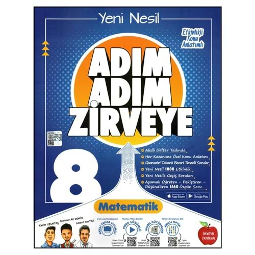 Newton Yayınları Adım Adım Zirveye 8. Sınıf LGS Matematik Etkinlikli Konu Anlatımı