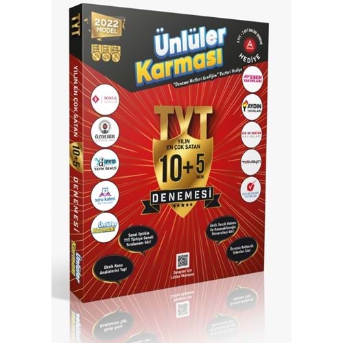 Ünlüler Karması TYT 10 + 5 Deneme 2022