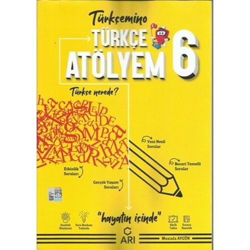 Arı 6. Sınıf Türkçemino Atölyem Soru Bankası Türkçe