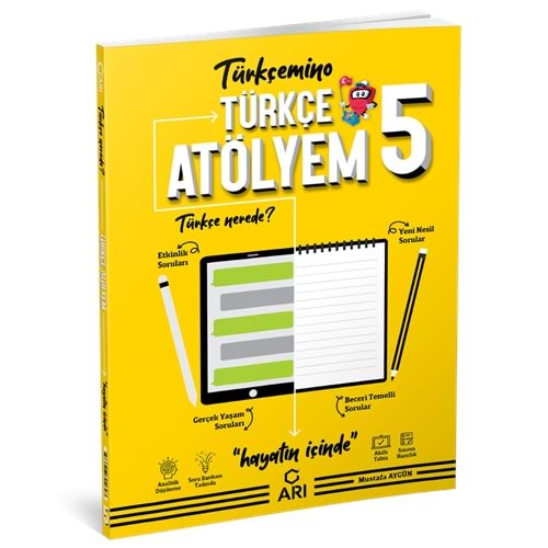 Arı 5. Sınıf Türkçemino Atölyem Soru Bankası Türkçe