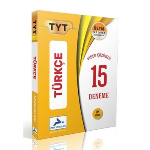 Prf Paraf TYT Türkçe 15 Branş Denemesi (Video Çözümlü)