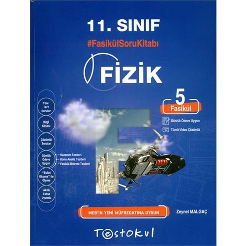 Testokul 11. Snf. Fasikül Soru Kitabı / Fizik (5 Fasikül)