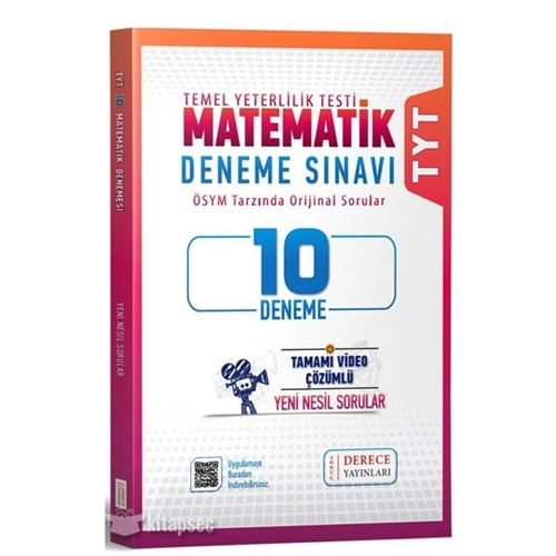 Derece Tyt 10 lu Matematik Denemesi