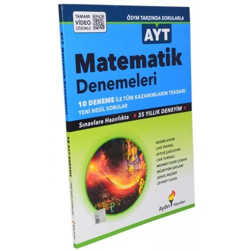 Aydın AYT Matematik 10 Deneme