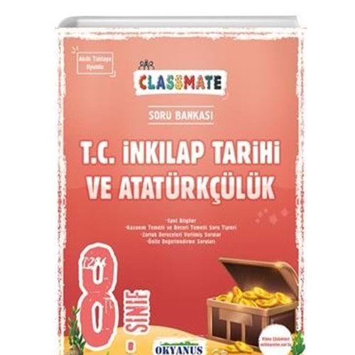 Okyanus ClassMate 8. Sınıf T.C İnkılap Tarihi Soru Bankası