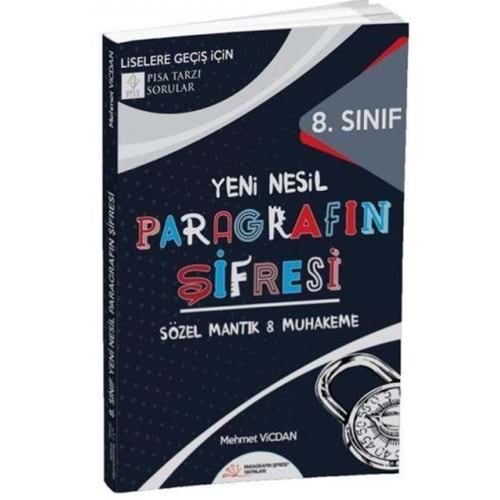 2025 8.Sınıf Yeni Nesil Paragrafın Şifresi Sözel Mantık Muhakeme