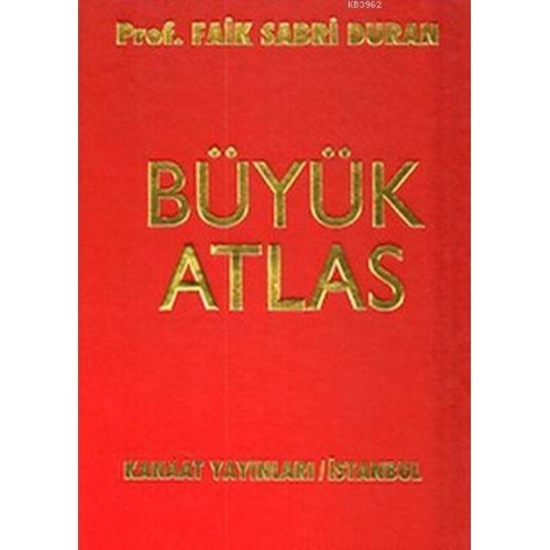 Kanaat Golden Büyük Atlas (Ciltli)