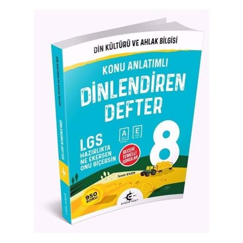 Dinlendiren Din 8. Sınıf Defter