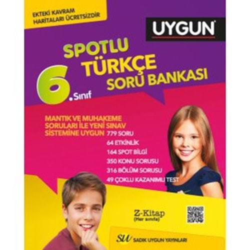 6. Sınıf Türkçe Spotlu Soru Bankası Sadık Uygun Yayınları