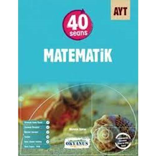 Okyanus 40 Seans AYT Matematik Soru Bankası