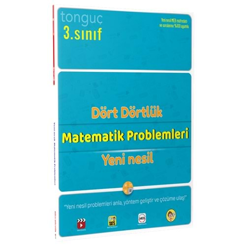 Tonguç 3. Sınıf Dört Dörtlük Matematik Problemleri Yeni Nesil Sorular