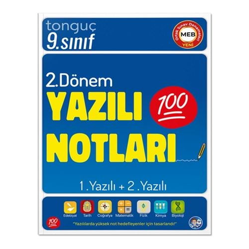 Tonguç 9. Sınıf 2. Dönem 1. Yazılı 2. Yazılı Notları