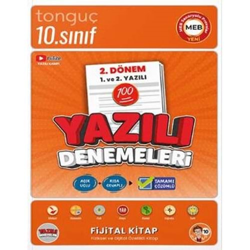 10. Sınıf Yazılı Denemeleri 2. Dönem 1 ve 2. Yazılı