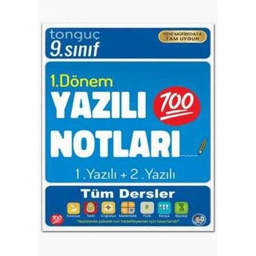 9. Sınıf Yazılı Notları 1. Dönem 1 ve 2. Yazılı