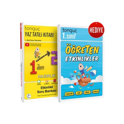 Tonguç 1 den 2 ye Hazırlık Kitabı Öğreten etkinlik Hediyeli