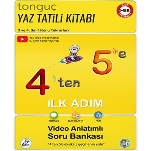 Tonguç 4 ten 5 e Hazırlık Kitabı