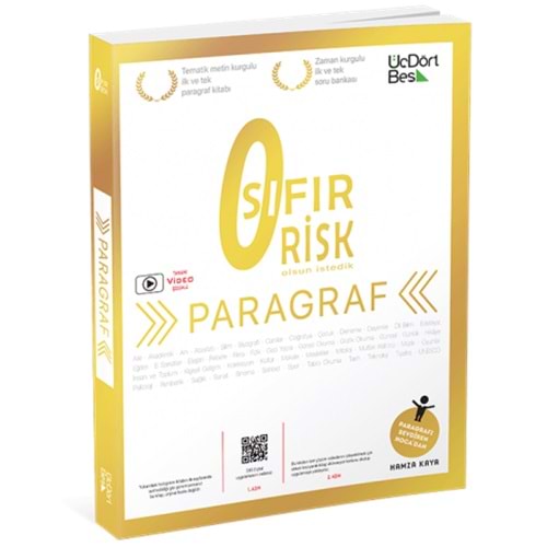 Üç Dört Beş Paragraf Sıfır Risk
