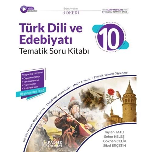Palme Yayınları 10. Sınıf Türk Dili ve Edebiyatı Tematik Soru Kitabı