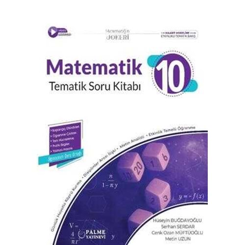Palme Yayıncılık 10. Sınıf Joker Matematik Soru Kitabı