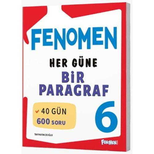 Fenomen Okul Yayınları 6. Sınıf Her Güne Paragraf