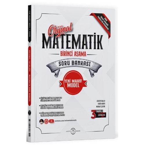 Orijinal Yayınları TYT Matematik 1. Aşama Maarif Modeli Soru Bankası