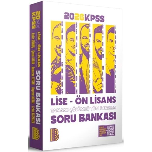 Benim Hocam 2026 KPSS Lise Ön Lisans Tüm Dersler Tamamı Çözümlü Soru Bankası