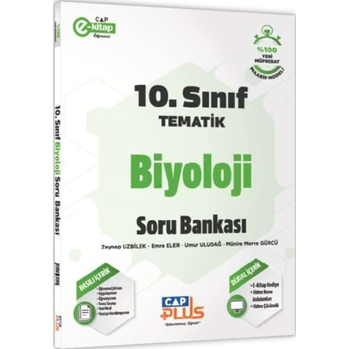 Çap Yayınları 10. Sınıf Biyoloji Tematik Soru Bankası
