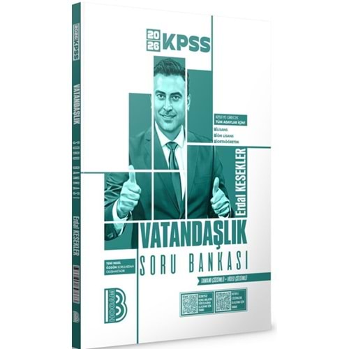 Benim Hocam Yayınları 2026 KPSS Vatandaşlık Tamamı Video Çözümlü Soru Bankası