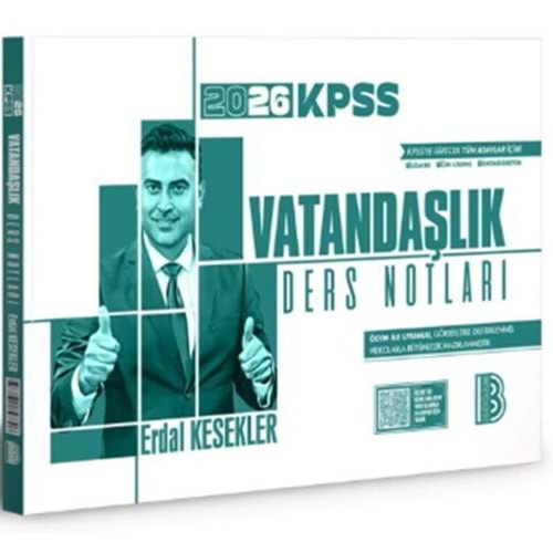 Benim Hocam 2026 KPSS Vatandaşlık Ders Notları