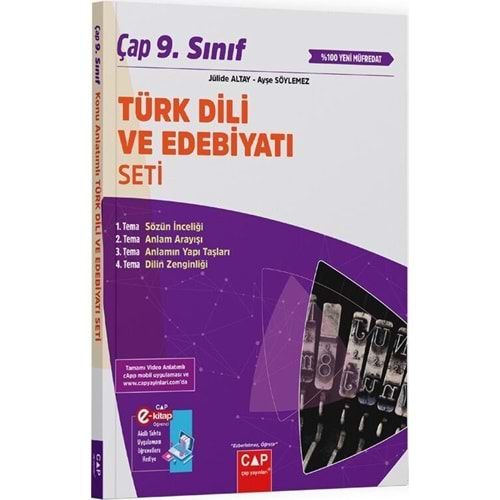 Çap 9. Sınıf Türk dili ve Edebiyatı Fasikül Seti 2025