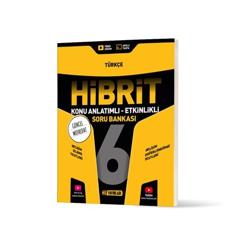 Hız Yayınları 6. Sınıf Hibrit Türkçe Soru Bankası