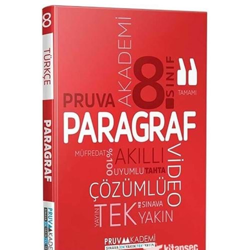 Pruva Akademi 8. Sınıf Pragraf Soru Bankası