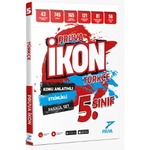 Pruva Akademi 5. Sınıf Türkçe İkon Konu Anlatım Kitabı