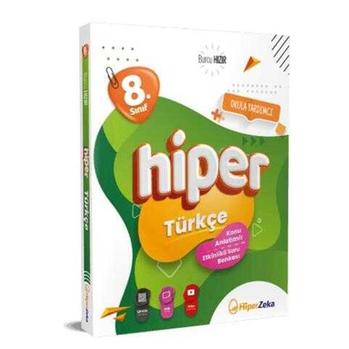 Hiper Zeka 8. Sınıf Türkçe Konu Anlatımlı Soru Bankası