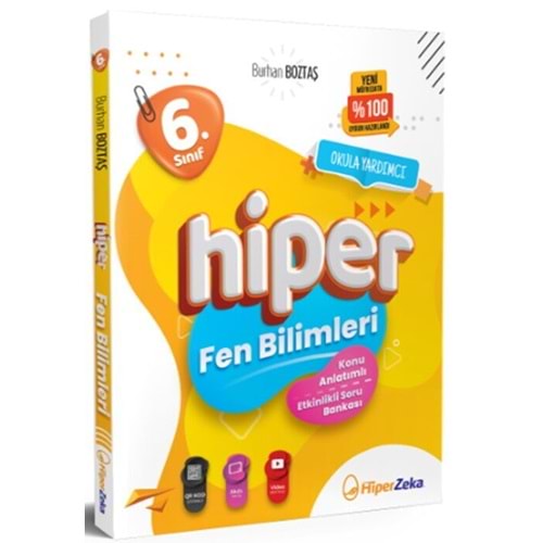 Hiper Zeka Yayınları 6. Sınıf Hiper Fen Bilimleri Konu Anlatımlı & Etkinlikli Soru Bankası