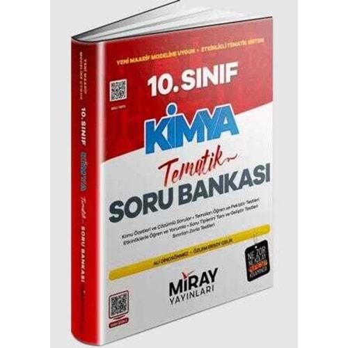 Miray Yayınları 10. Sınıf Kimya Tematik Soru Bankası