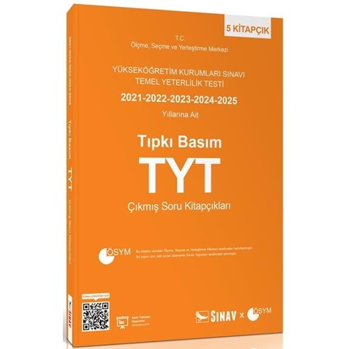 Sınav Yayınları TYT Tıpkı Basım Son 5 Yıl Çıkmış Soru Kitapçıkları