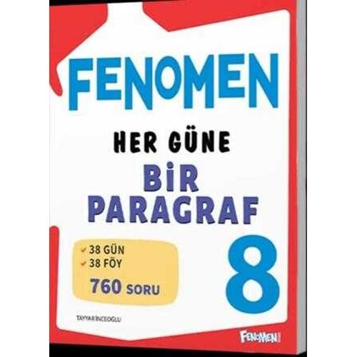 Fenomen Yayınları Fenomen 8 Her Güne Bir Paragraf