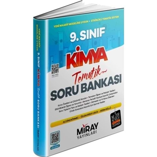 Miray Yayınları 9. Sınıf Kimya Tematik Konu Özetli Soru Bankası